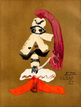 Литография Picasso - Portraits Imaginaires 26.3.69 III