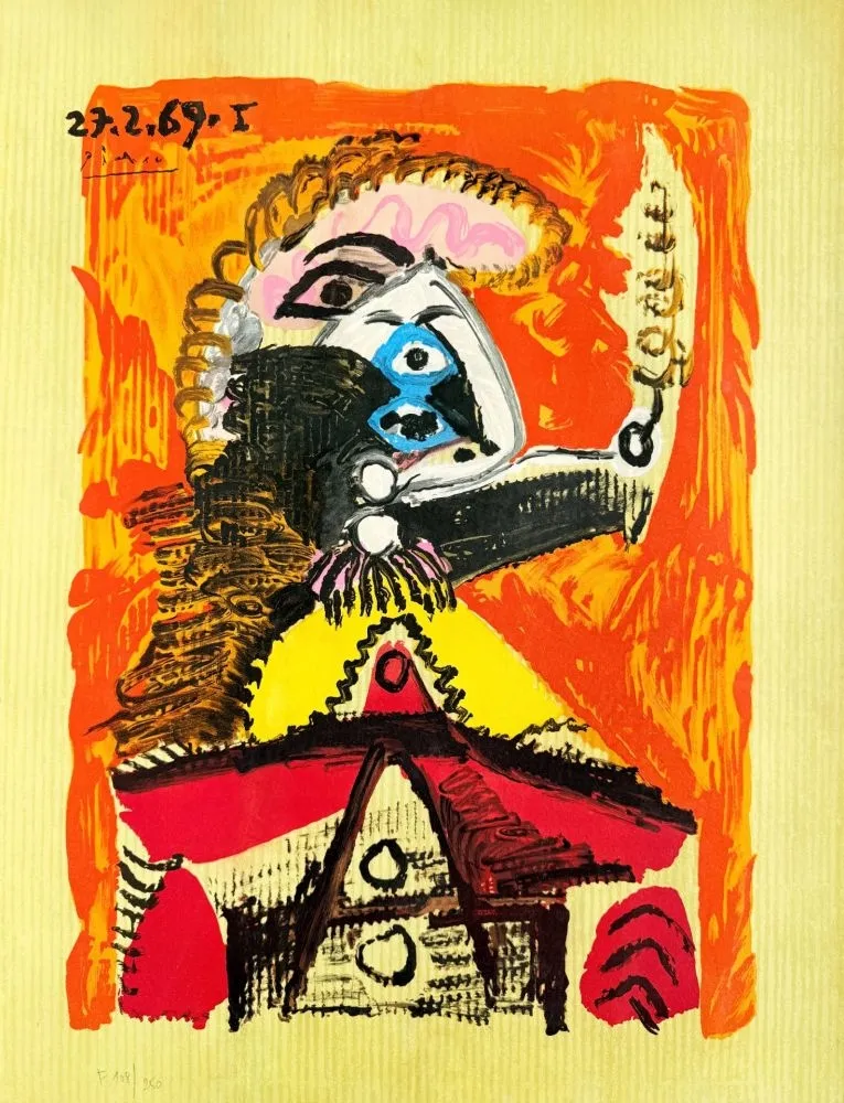 Литография Picasso - Portraits Imaginaires 27.2.69 I