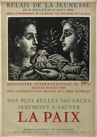 Литография Picasso - Relais de la Jeunesse