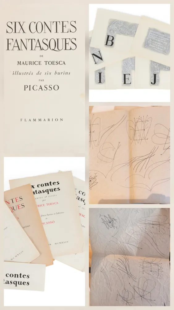 Иллюстрированная Книга Picasso - Six Contes Fantastiques- Preparatory chapel Copy