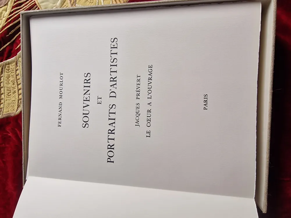 Литография Picasso - Souvenirs et Portraits d’Artistes 