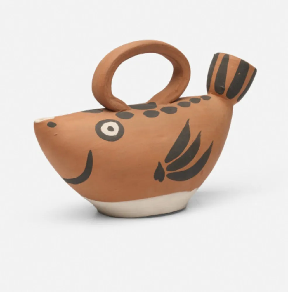 Многоэкземплярное Произведение Picasso - Sujet poisson (A.R. 139)