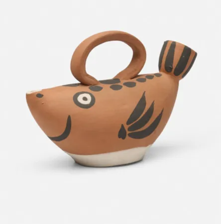 Многоэкземплярное Произведение Picasso - Sujet poisson (A.R. 139)