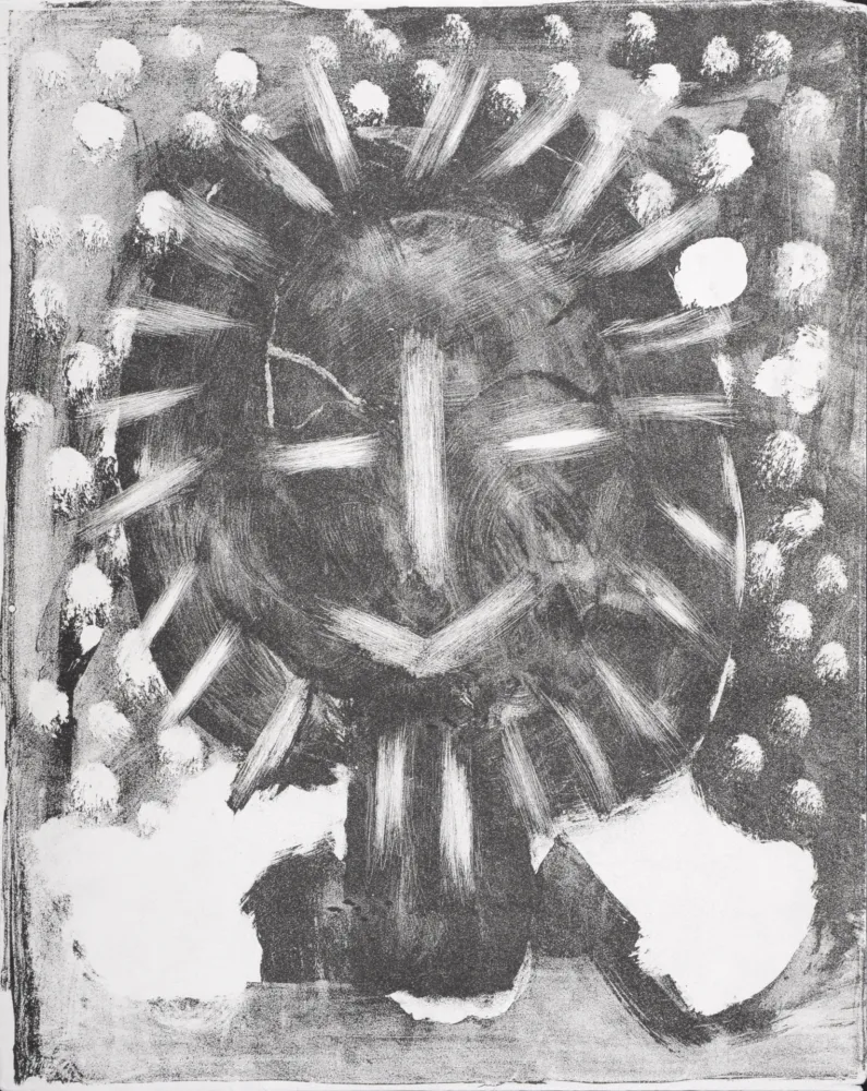 Литография Picasso - Tête, 1949