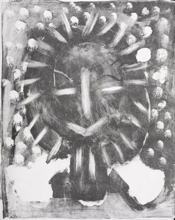 Литография Picasso - Tête, 1949