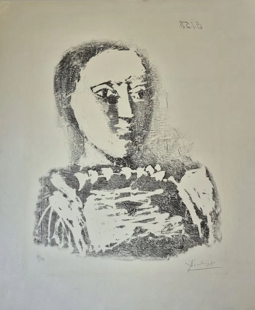 Литография Picasso - The Embroidered Sweater