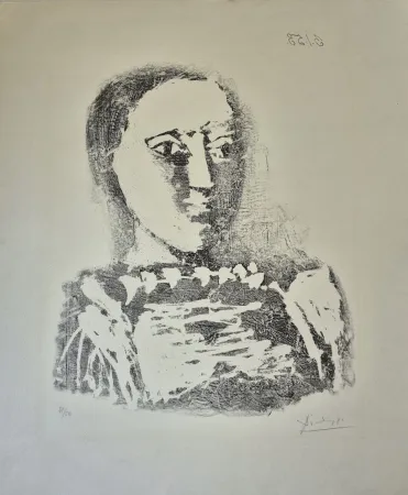 Литография Picasso - The Embroidered Sweater