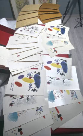 Иллюстрированная Книга Picasso - Unique copy of Chant funèbre pour Ignacio sánchez mejías 