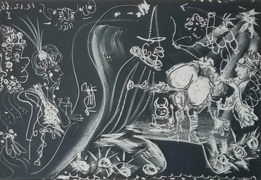 Офорт И Аквитанта Picasso - Untitled from Le Cocu Magnifique