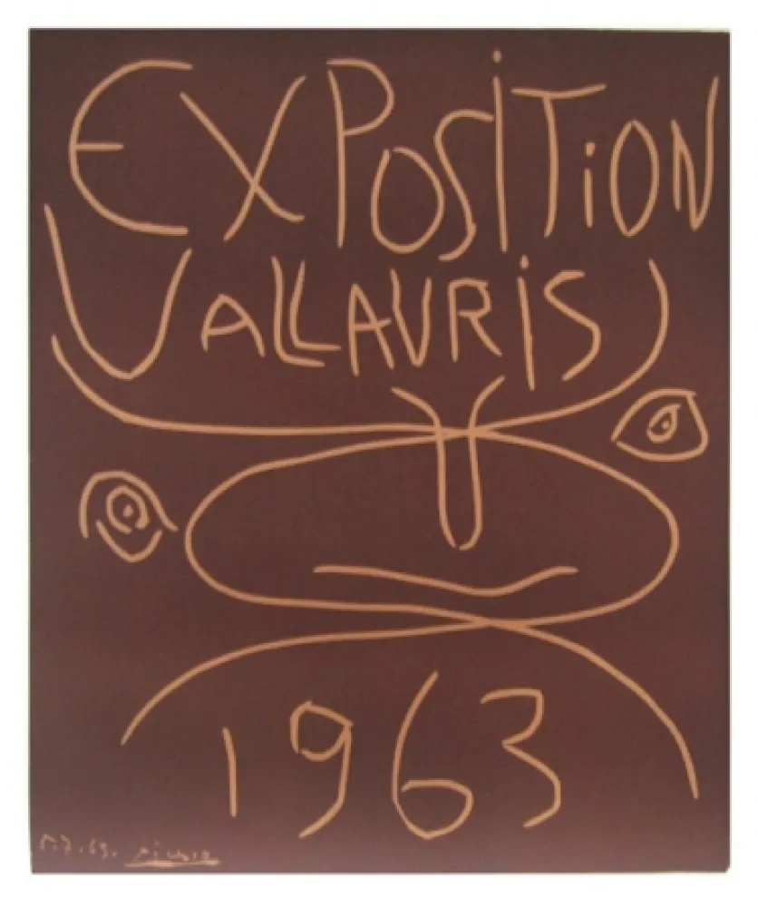 Линогравюра Picasso - Vallauris 63