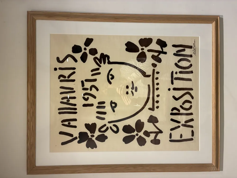 Линогравюра Picasso - Vallauris Exposition, 1951