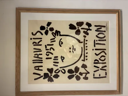 Линогравюра Picasso - Vallauris Exposition, 1951