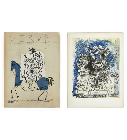 Иллюстрированная Книга Picasso - VERVE. Vol. VII, n° 25-26. 