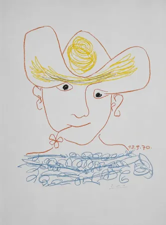 Литография Picasso - Young Spanish Peasant