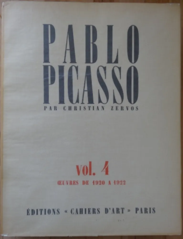 Иллюстрированная Книга Picasso - Zervos Vol 4 (1920-1922)