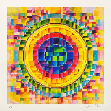 Цифровой Эстамп Picz - Epicentrum Quantinum MD/22/04 // G