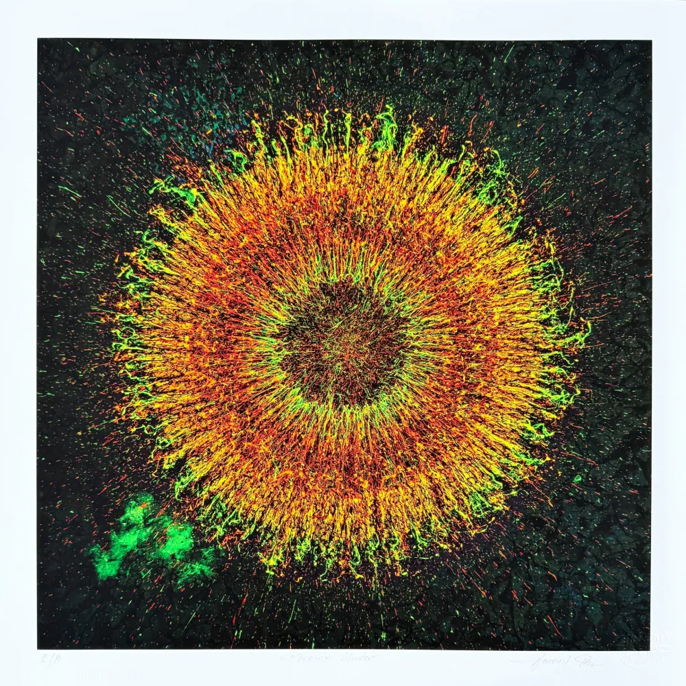 Цифровой Эстамп Picz - Phoenix Cluster