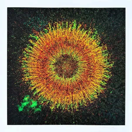 Цифровой Эстамп Picz - Phoenix Cluster