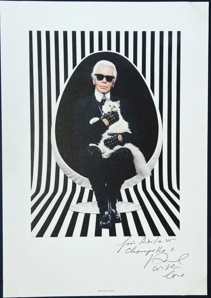 Нет Никаких Технических Pierre Et Gilles - Karl Lagerfeld et Choupette, 2015