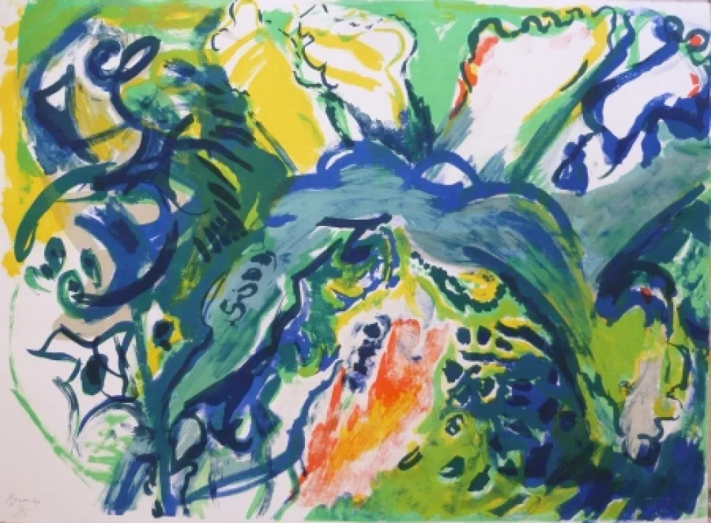 Литография Pignon - Composition