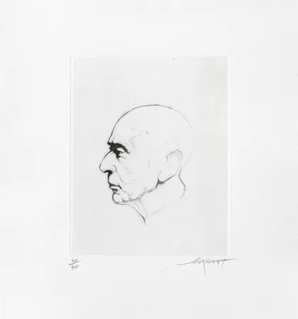 Гравюра Pignon-Ernest - Arnold Schönberg