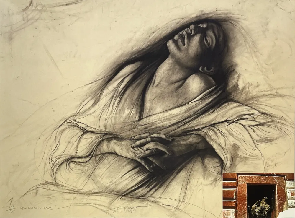 Литография Pignon-Ernest - Marie Madeleine de Naples