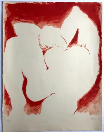 Литография Pignon - Nu blanc / Salon de Mai