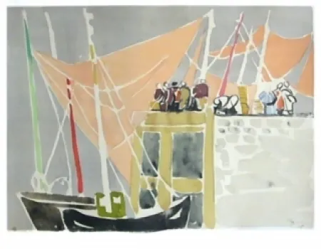 Литография Pignon - Ostende