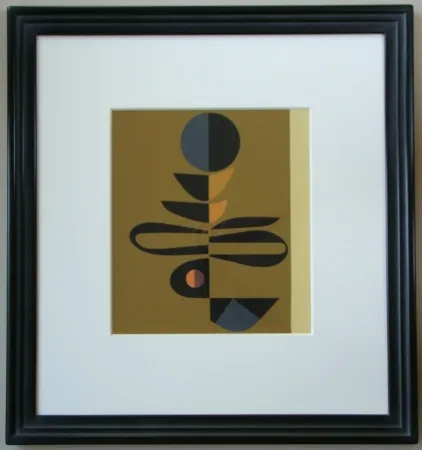 Сериграфия Pillet - Composition, 1967