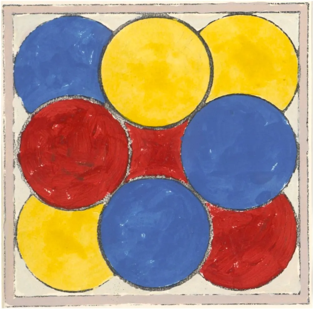 Нет Никаких Технических Pincemin - Gouache sur papier 