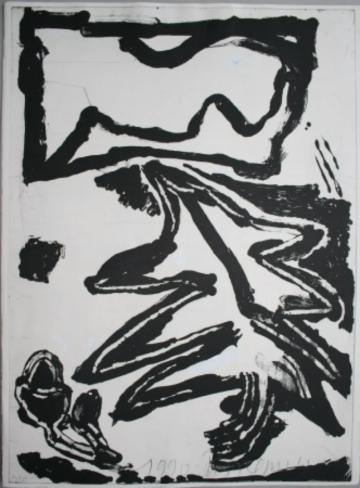 Офорт И Аквитанта Pincemin - Sans titre