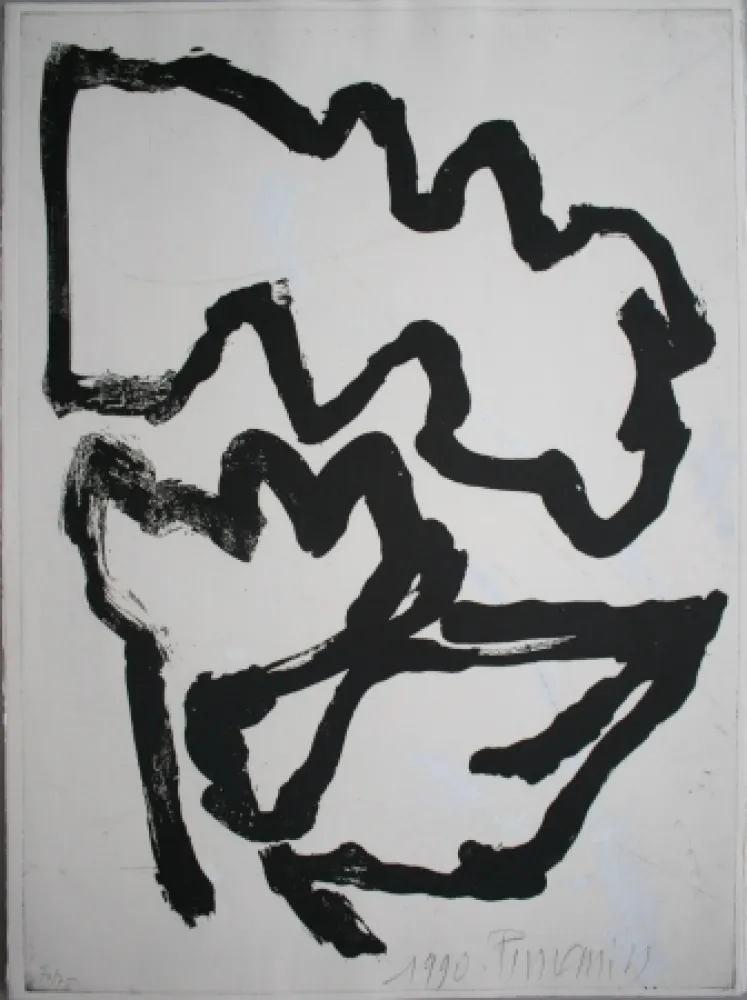 Офорт И Аквитанта Pincemin - Sans titre