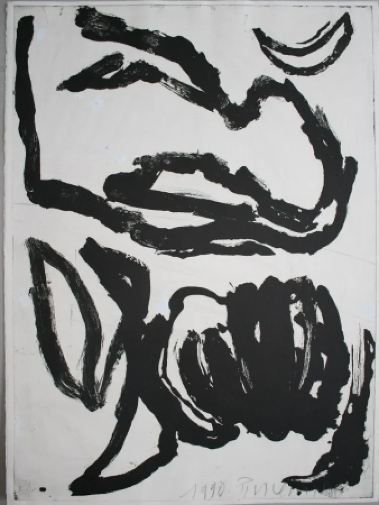 Офорт И Аквитанта Pincemin - Sans titre