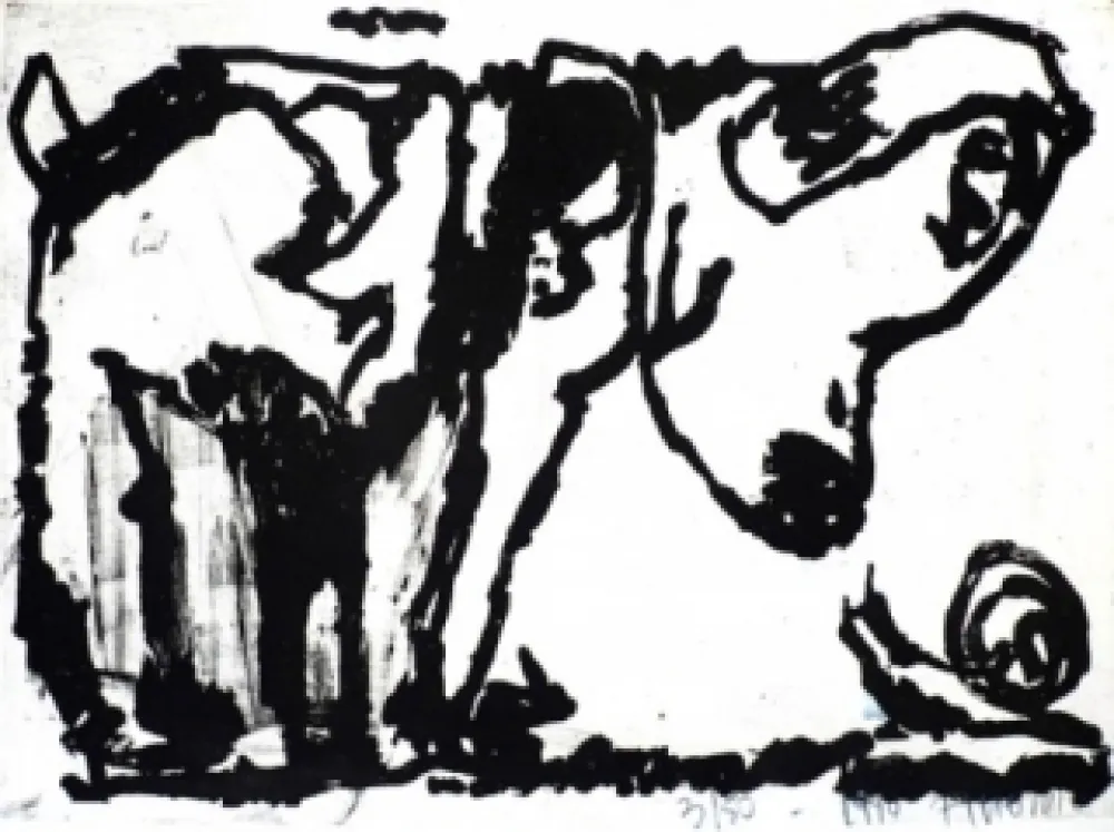 Акватинта Pincemin - Sans titre