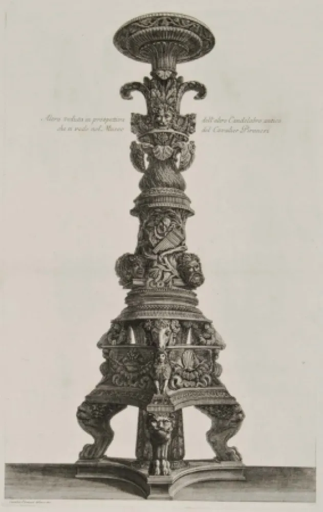 Гравюра Piranesi - Perspectiva de candelabro