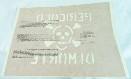 Многоэкземплярное Произведение Pistoletto - Kölner Kunstmarkt 1971