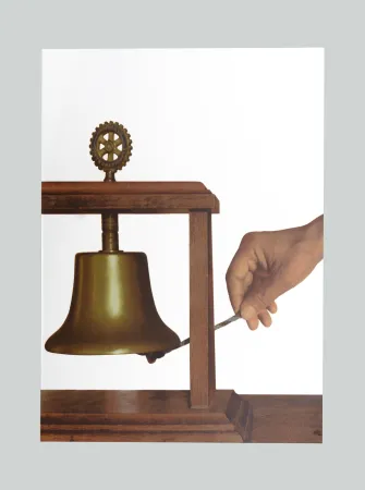 Сериграфия Pistoletto - La campana della solidarietà