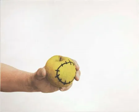 Сериграфия Pistoletto - La mela reintegrata