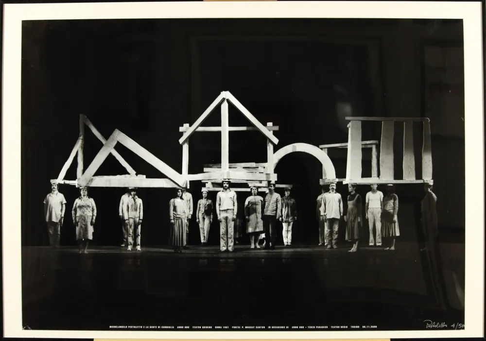 Фотографии Pistoletto - Michelangelo Pistoletto e la gente di Corniglia