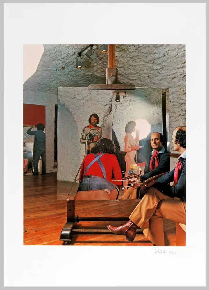 Литография Pistoletto - Senza titolo