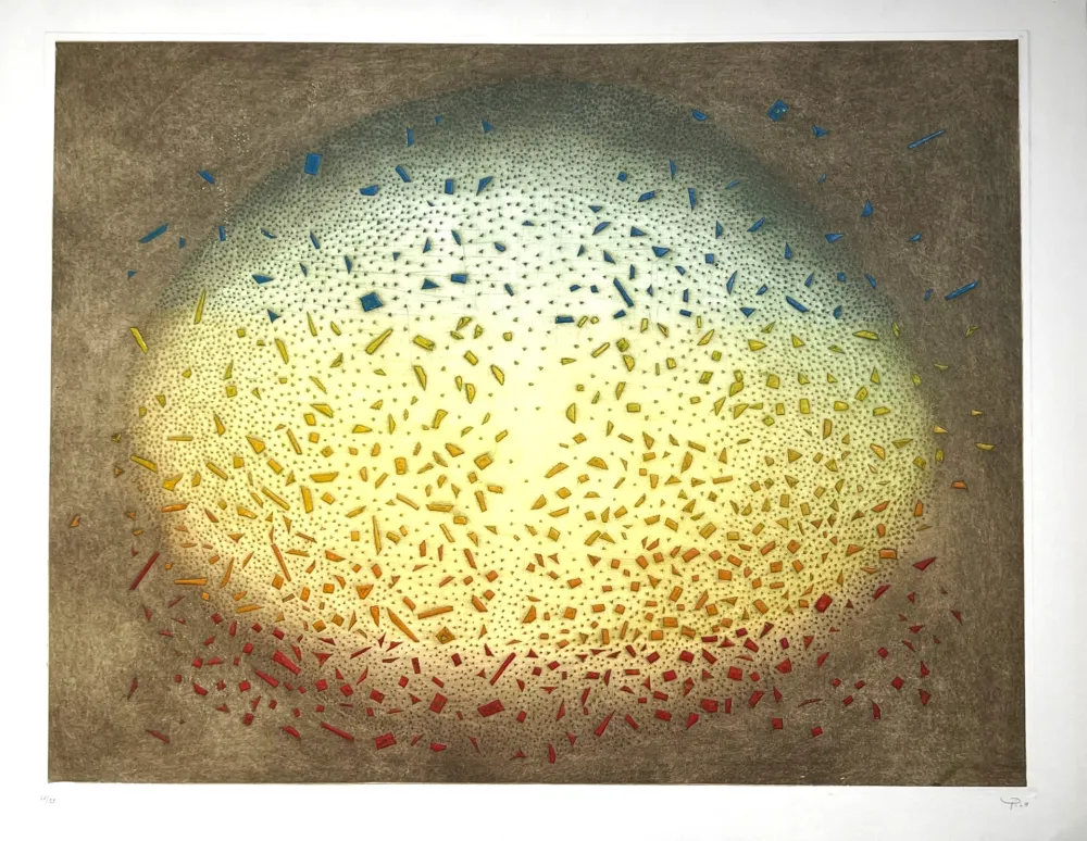 Гравюра Piza - Fragmentation 