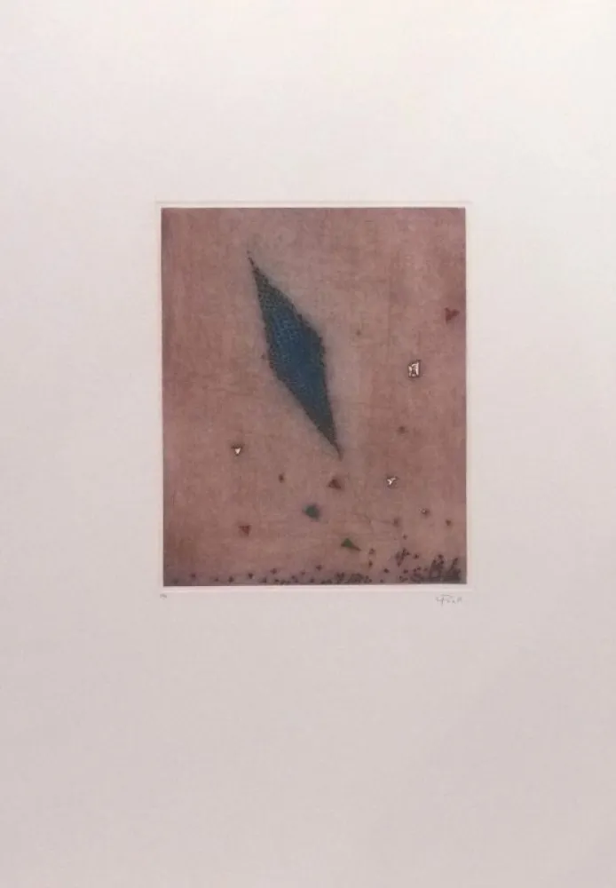 Гравюра Piza - Losange Bleu 