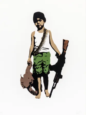 Сериграфия Plastic - Warchild