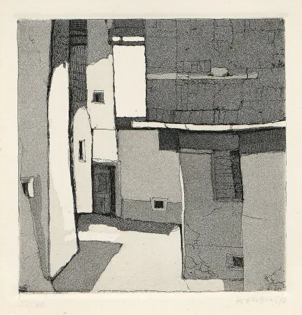Гравюра Plattner - Karl Plattner (1919 - 1987) - etching on paper - 1976