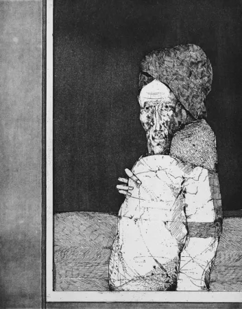 Офорт Plattner - La finestra