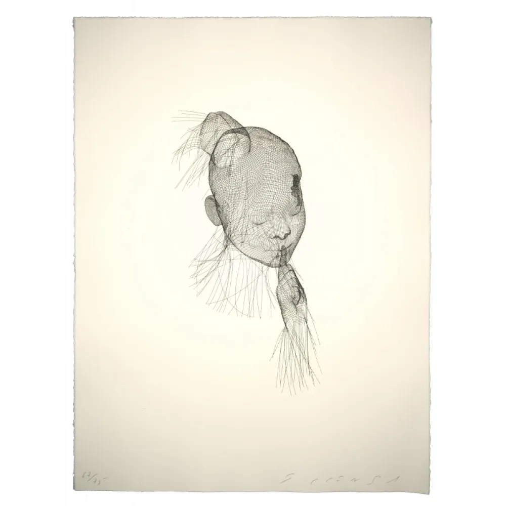 Офорт Plensa - Sin titulo