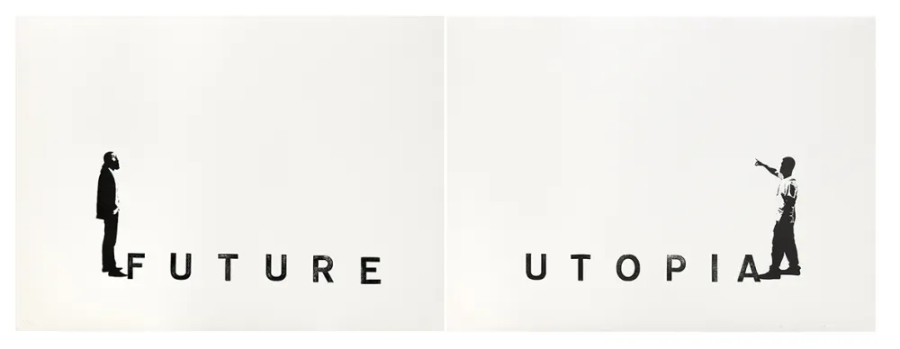 Гравюра Plensa - Suite du temps 5