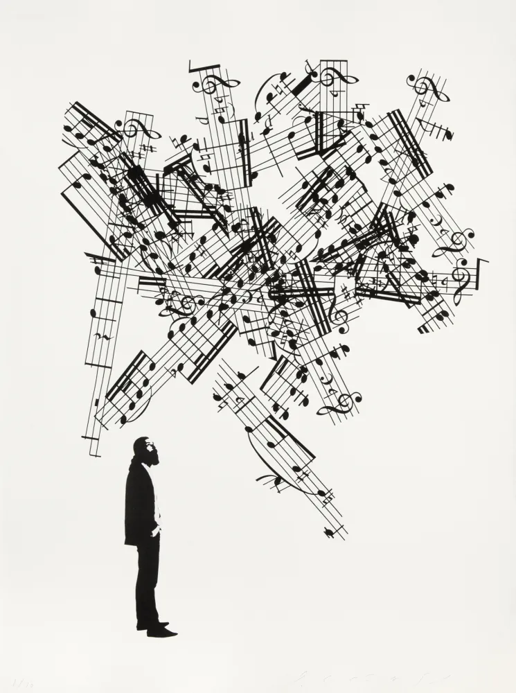 Гравюра На Дереве Plensa - Suite du temps X