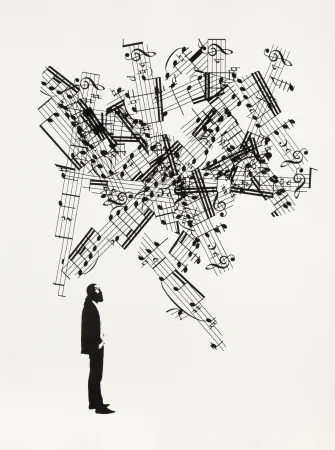 Гравюра На Дереве Plensa - Suite du temps X