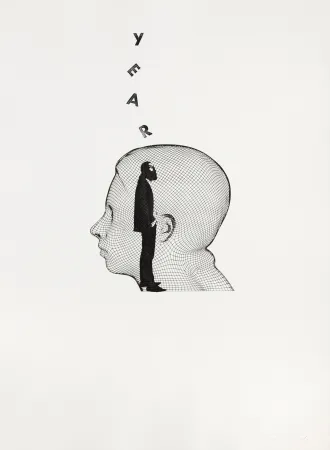 Гравюра Plensa - Suite du temps XIV